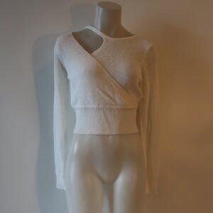 Steve Madden Cream Crew Neck Sweater